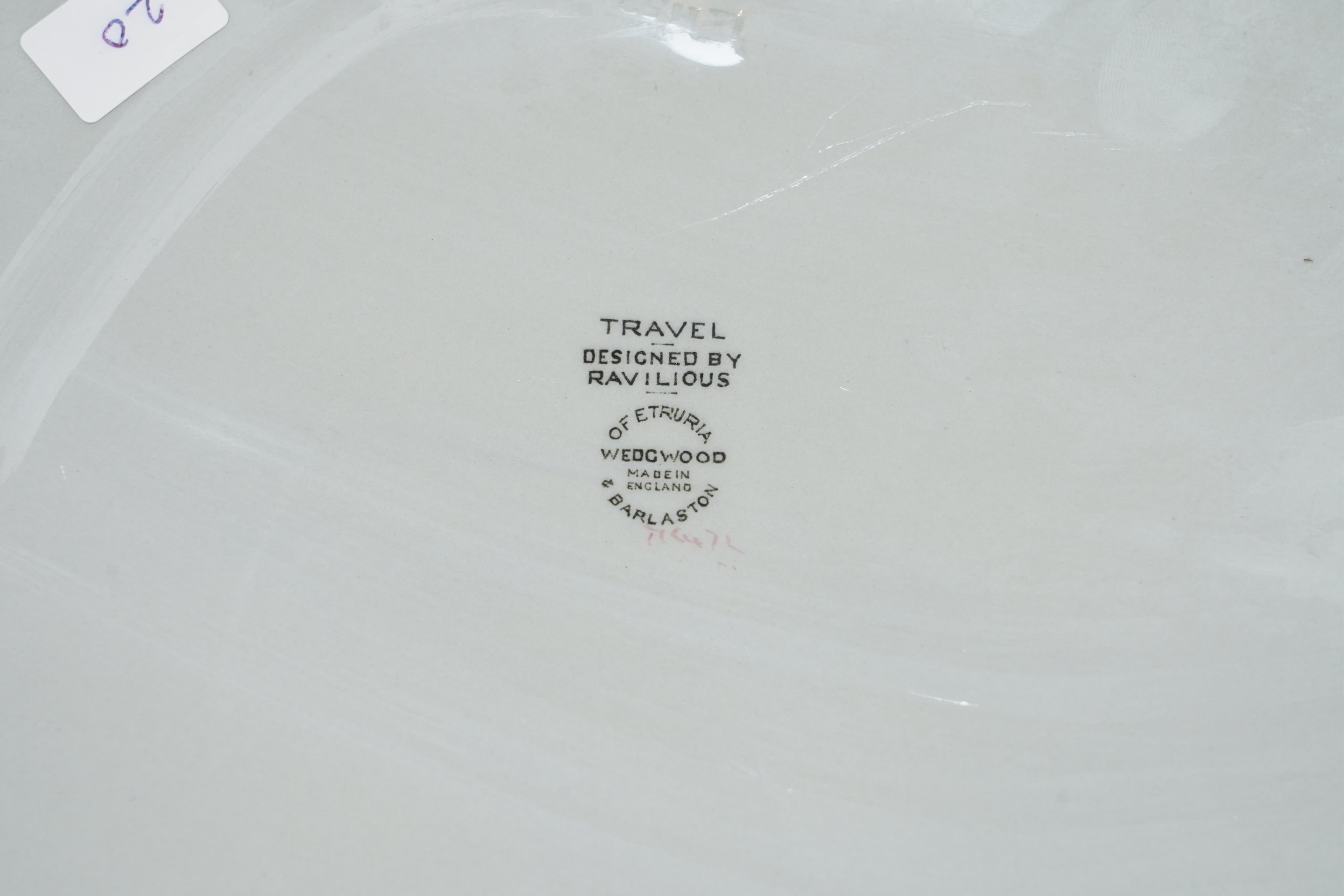 Eric Ravilious (1903-1942) for Wedgwood: A 'Travel' pattern part tea and dinner service